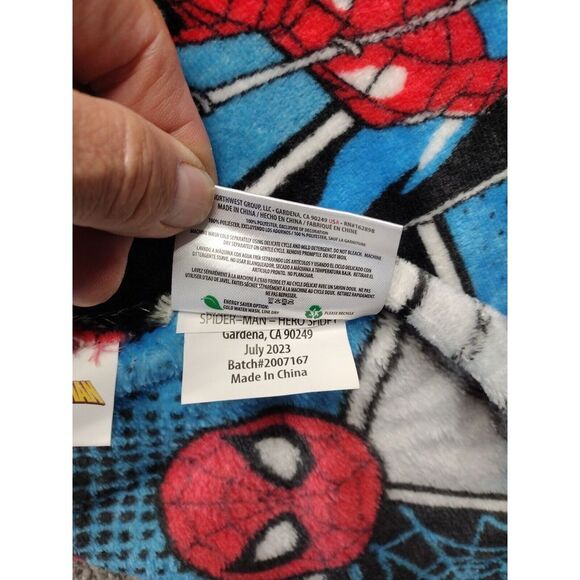 Spiderman Movie Marvel Fleece Blanket Northwest 2023 - Hero Spider - Cuddly Soft - Picture 9 of 9